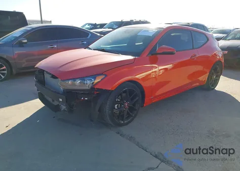 2020 Hyundai Veloster from USA, damaged, VIN KMHTH6AB7LU031134